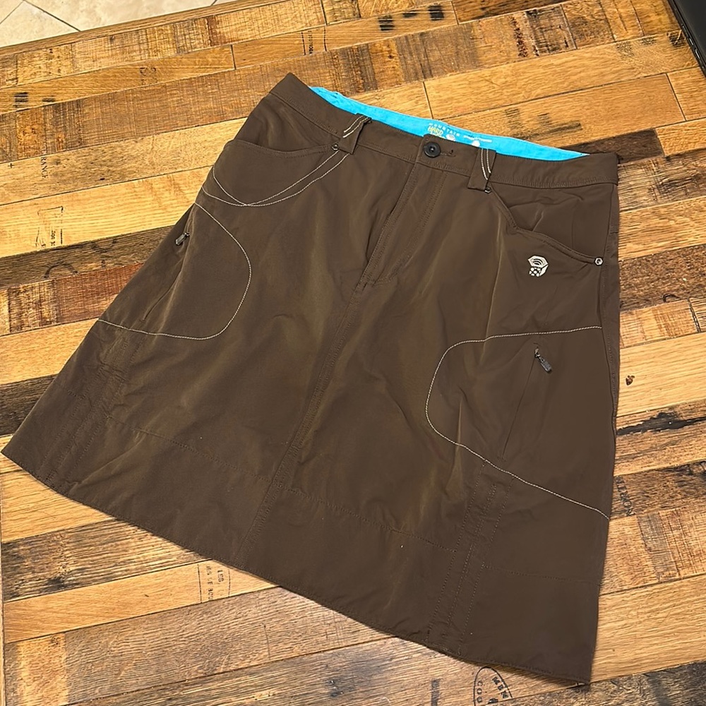 Mountain Hardwear Women's Brown Hiking Skirt Size 8